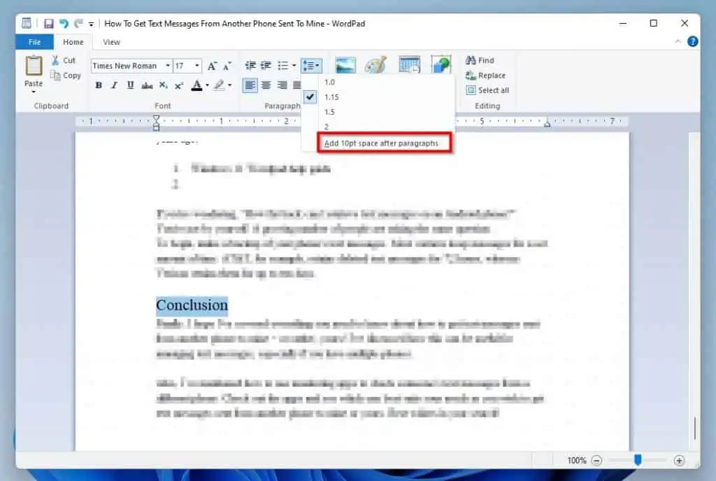 Help With WordPad In Windows 11 Managing Paragraphing In WordPad