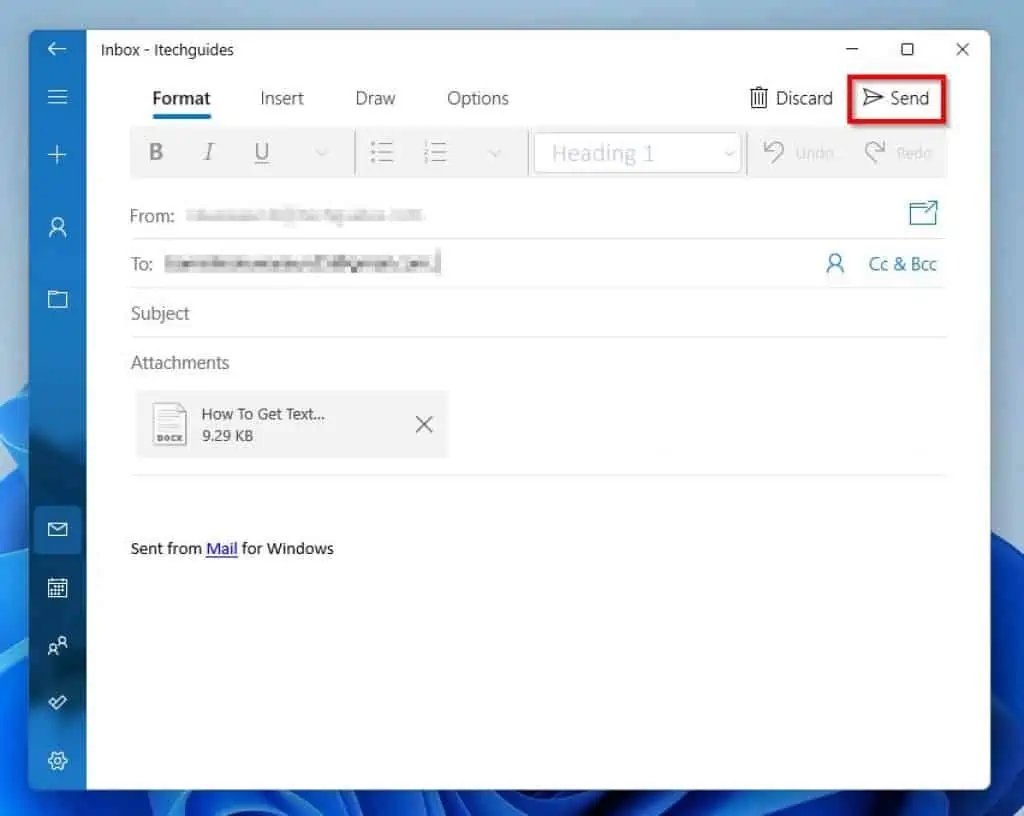 Help With WordPad In Windows 11 How To Email A WordPad Document