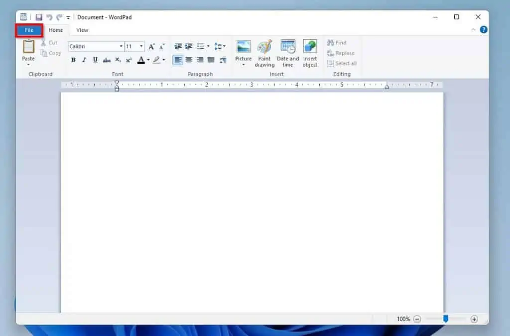 Help With WordPad In Windows 11 How To Open New Or Existing WordPad Document