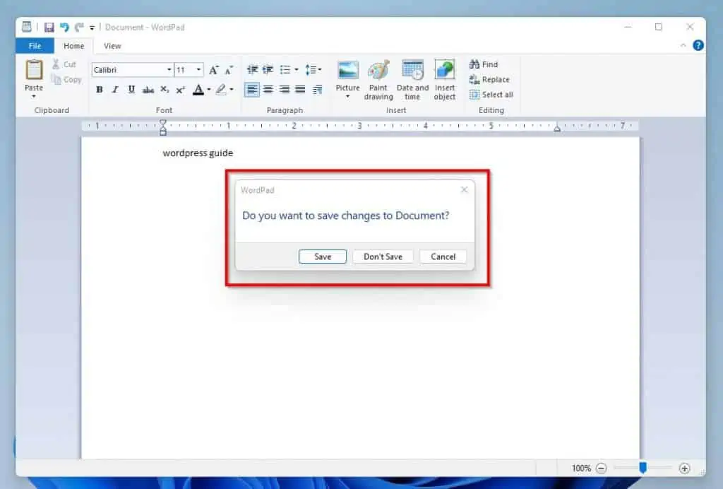 Help With WordPad In Windows 11 How To Open New Or Existing WordPad Document