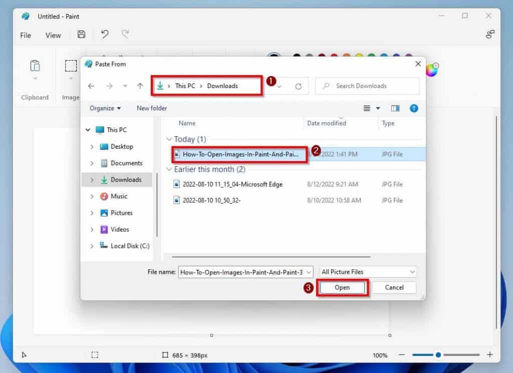 Help With Paint In Windows 11 How To Copy And Paste Images In Paint And Paint 3D