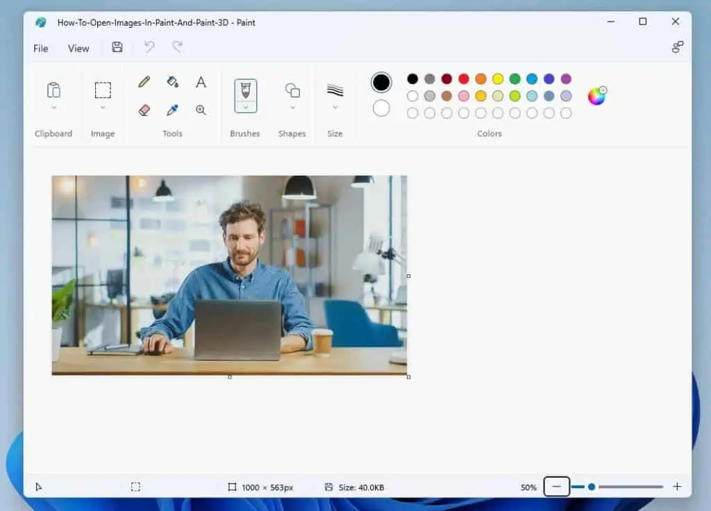 Help With Paint In Windows 11 How To Open Images In Paint And Paint 3D