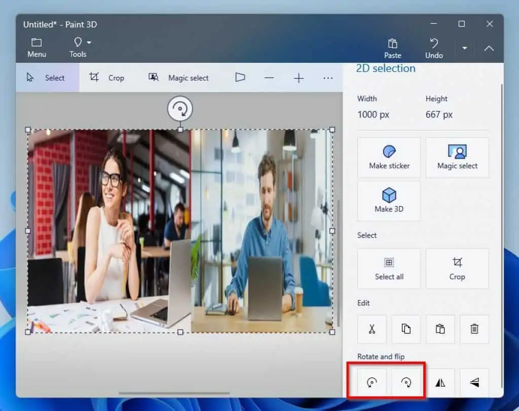 Help With Paint In Windows 11 How To Crop, Rotate And Resize Images In Paint And Paint 3D