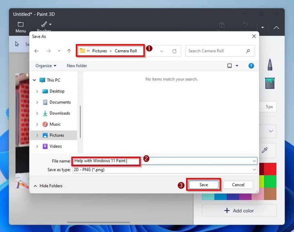 Help With Paint In Windows 11 How To Save In Paint And Paint 3D