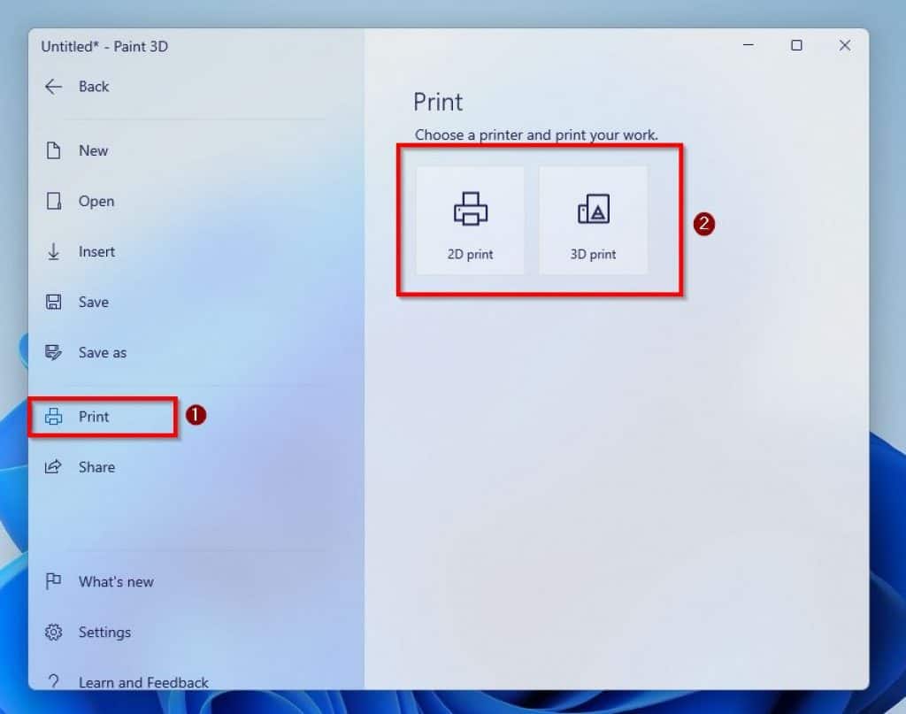 Help With Paint In Windows 11 How To Print In Paint And Paint 3D
