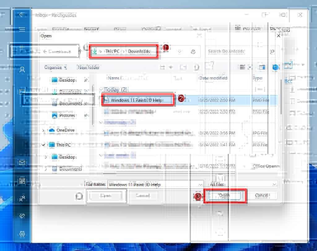 Help With Paint In Windows 11 How To Send Image Via Email