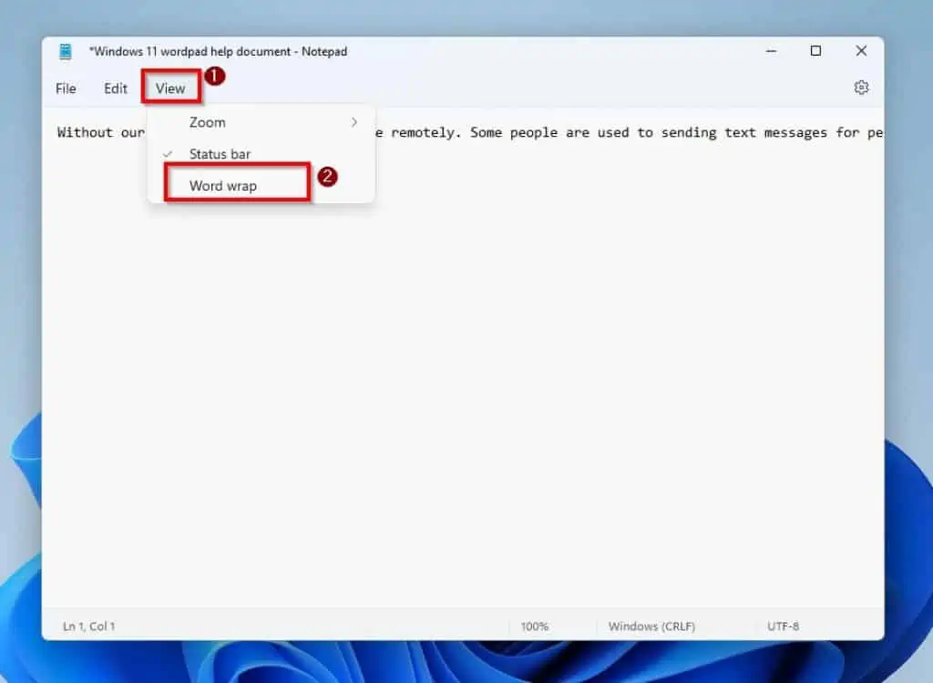 Get Help With Notepad In Windows 11: How To Word Wrap, Change Fonts, Font Size