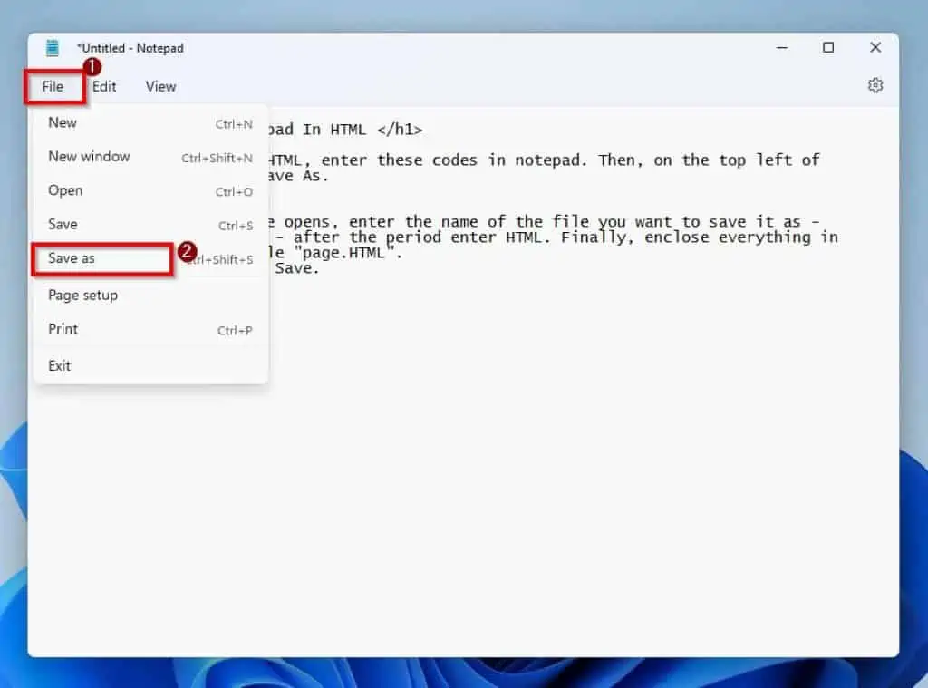 Get Help With Notepad In Windows