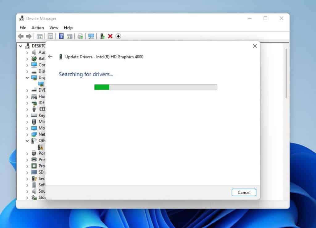 Fix Windows 11 Taskbar When Not Working By Updating The Graphics Driver