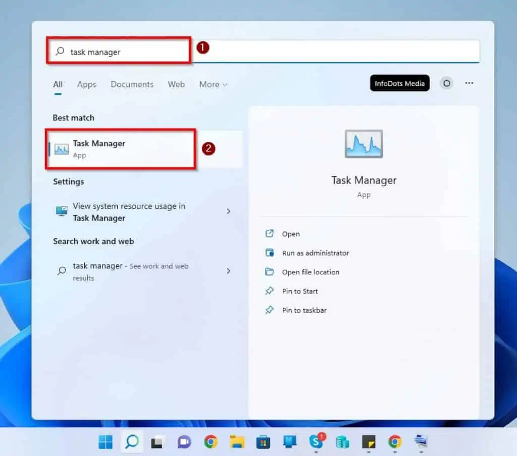 Various Methods To Open Task Manager In Windows 11