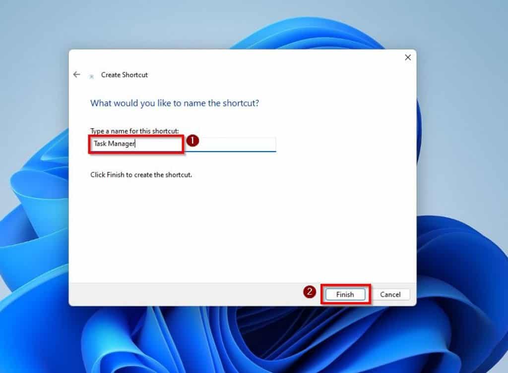 How To Create Task Manager Shortcut On Windows 11 Desktop