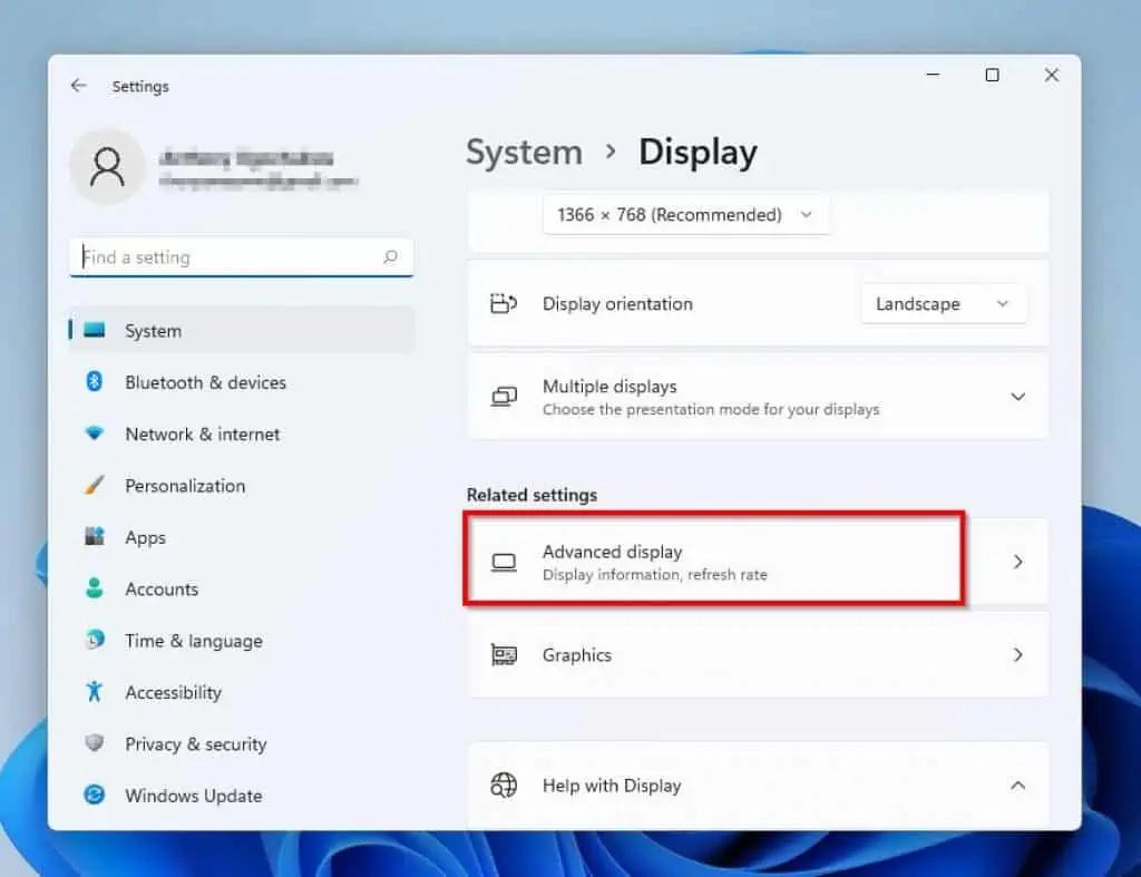 Check Graphics Card In Windows 11 From Display Settings