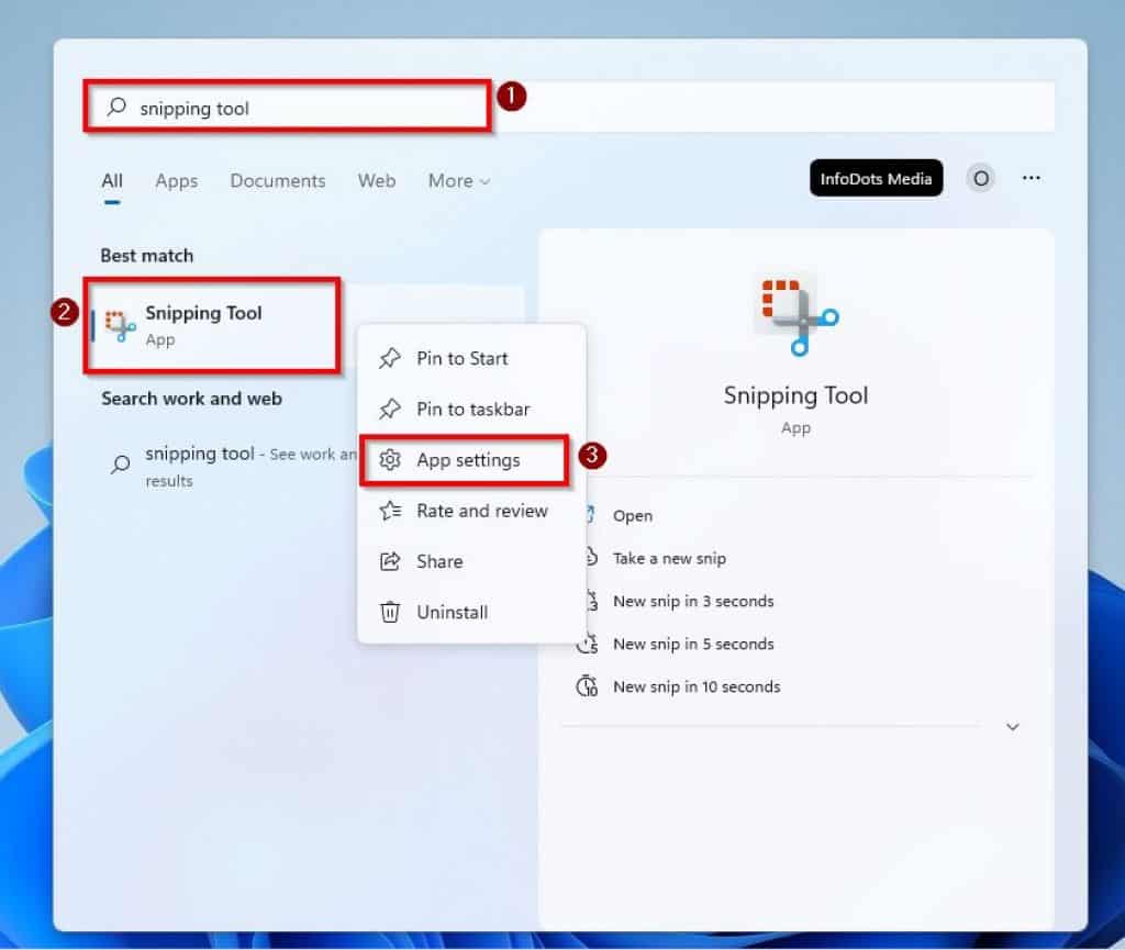 Fix Snipping Tool If It's Not Working In Windows 11 By Repairing Or Resetting Snipping Tool
