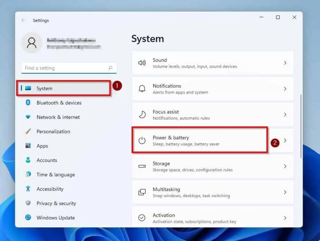 Turn Off Background Apps In Windows 11 Through Battery Settings