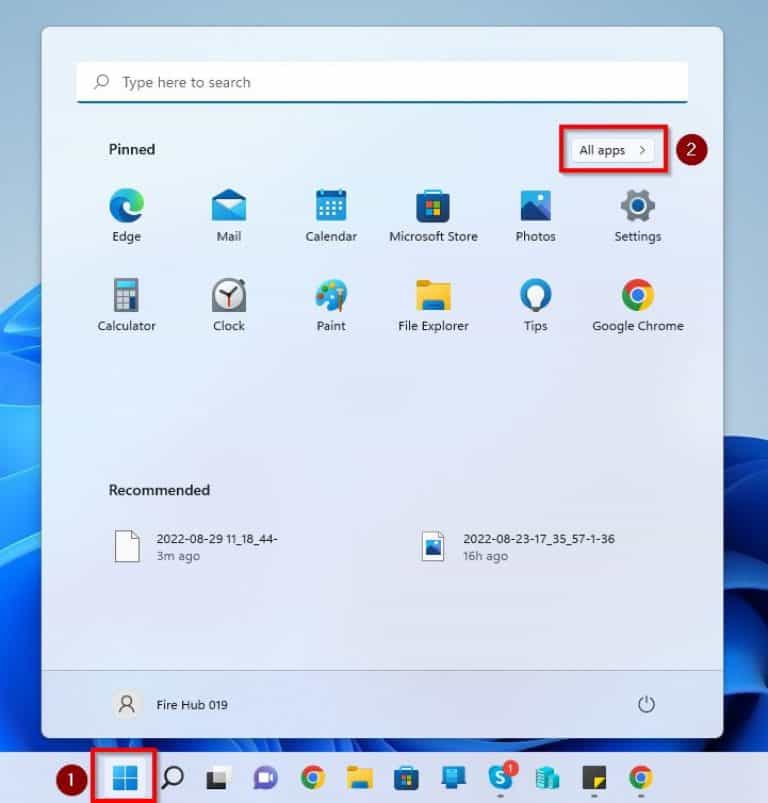How to Pin to Taskbar in Windows 11 - Itechguides