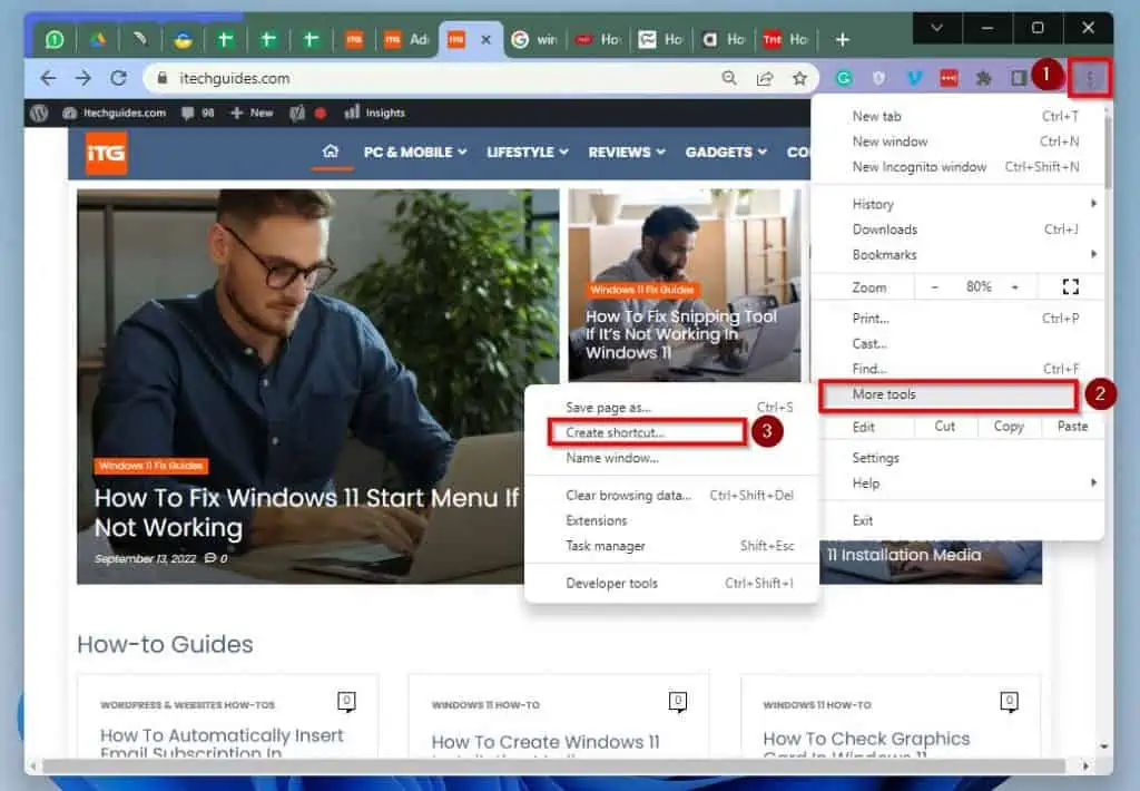 How To Pin A Website To Taskbar In Windows 11