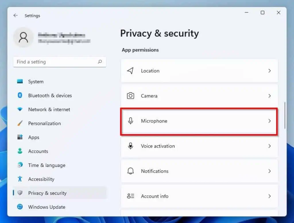 Fix Microphone If It's Not Working In Windows 11 By Enabling Microphone Access
