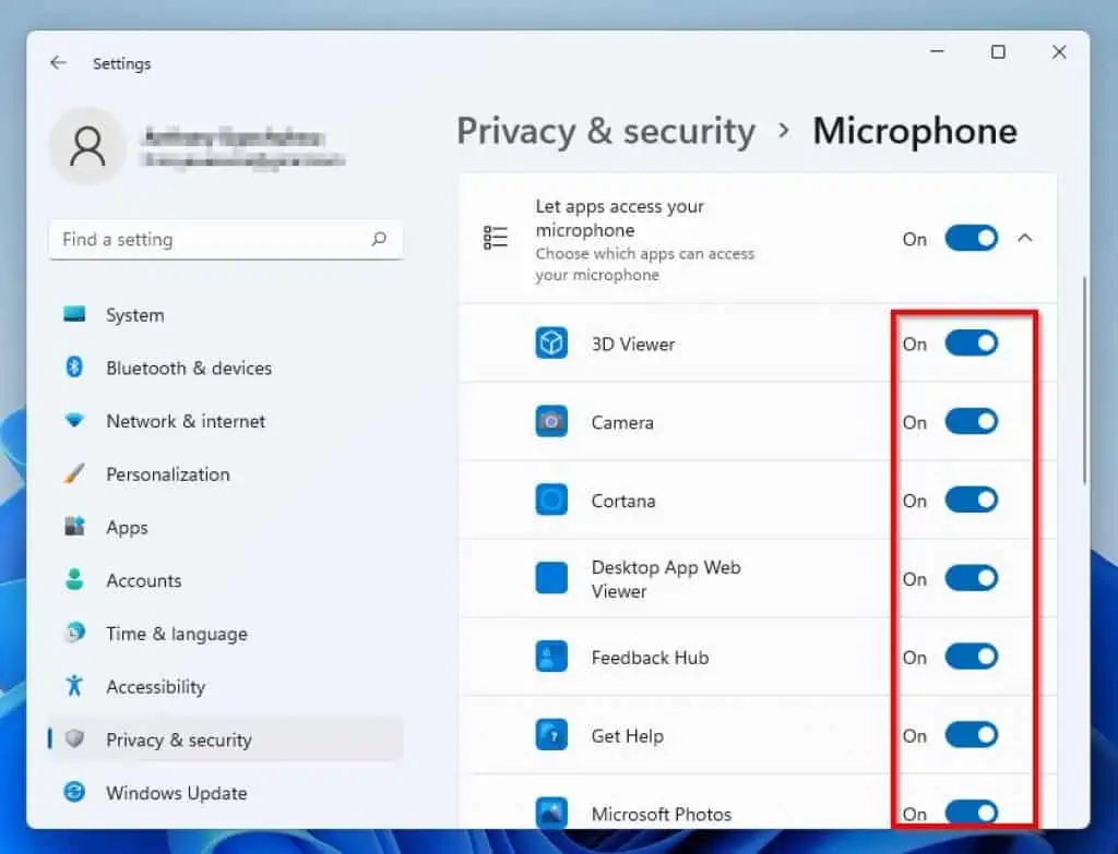 Fix Microphone If It's Not Working In Windows 11 By Enabling Microphone Access
