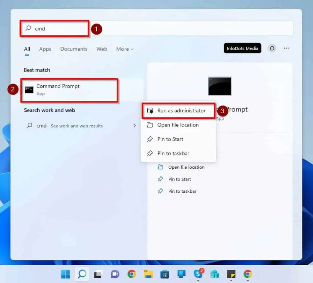 Remove Chat Icon From Windows 11 Taskbar With Command Prompt