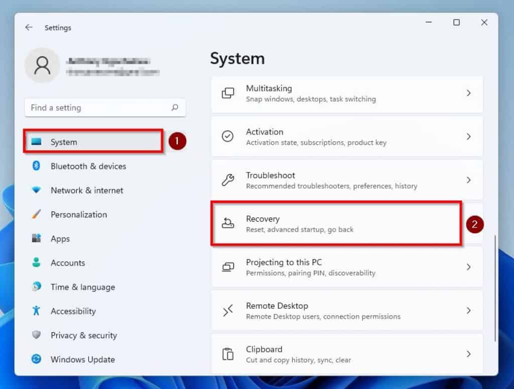 Access BIOS In Windows 11 Via Settings