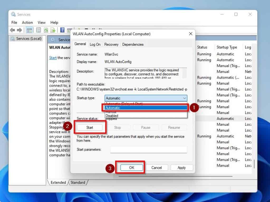 Fix Windows 11 If WiFi Is Not Showing Up By Modifying WLAN AutoConfig Service