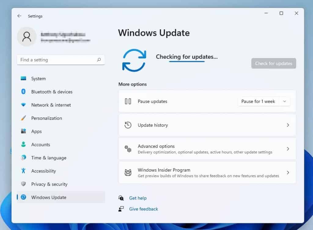 Repair Windows 11 By Running Windows Update