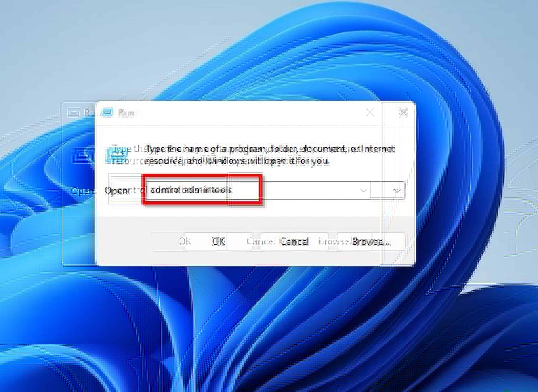 no administrative tools in control panel windows 11
