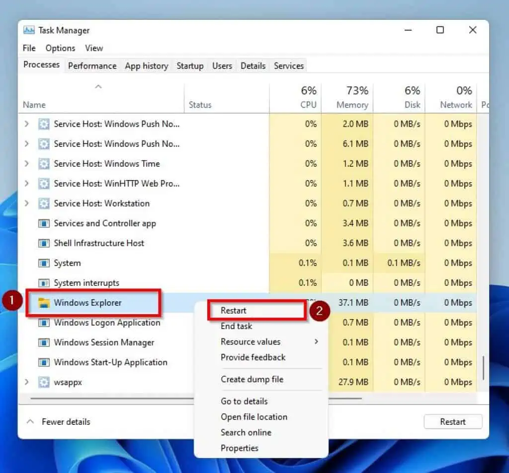 Fix Windows 11 Widgets If Not Working By Restarting Windows Widgets And Windows Explorer Processes
