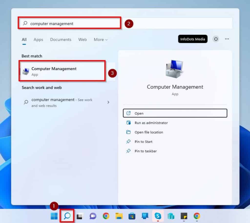 Open Disk Management In Windows 11 From Computer Management