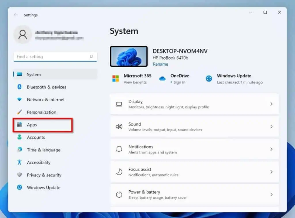 Uninstall Programs On Windows 11 Through Settings