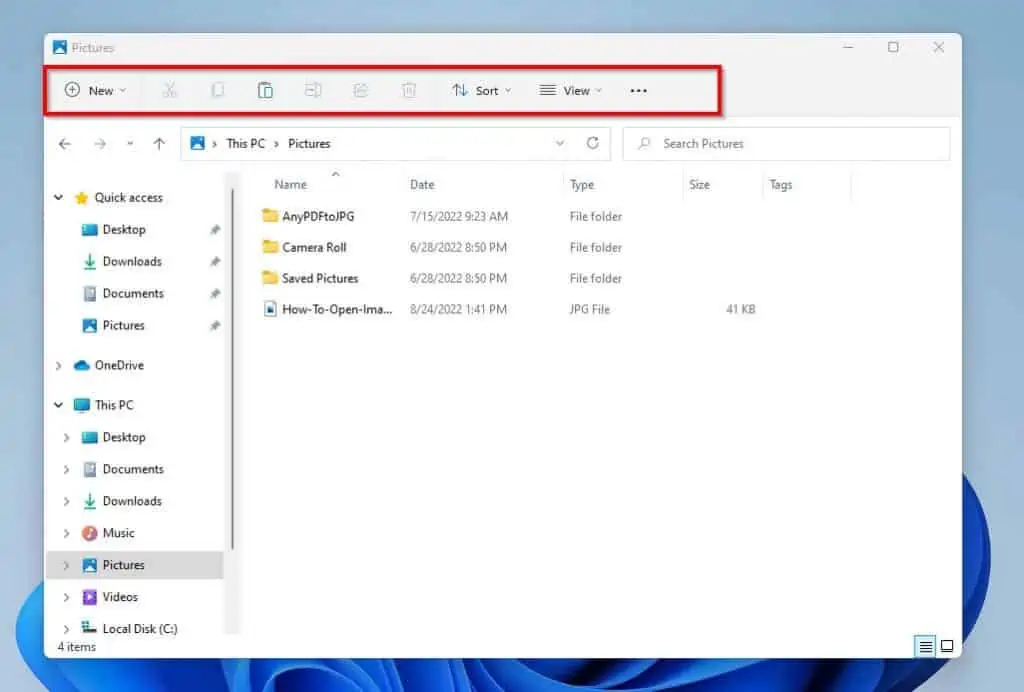 Windows 11 File Explorer Menus Explained