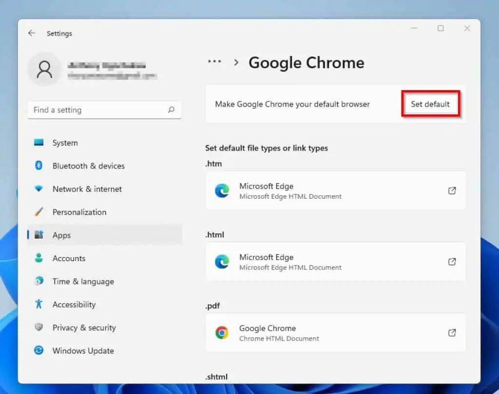 Set Chrome As Default Browser In Windows 11 Via Chrome's Settings
