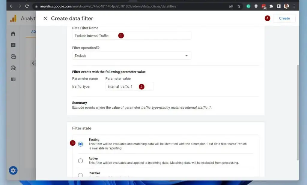 Create Filters To Exclude Internal Traffic In Google Analytics 4 (GA4) With The Internal IP Rule