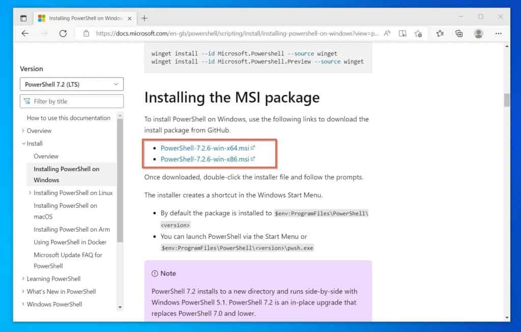 How To Install The Latest Version Of PowerShell In Windows 10 Or Windows 11