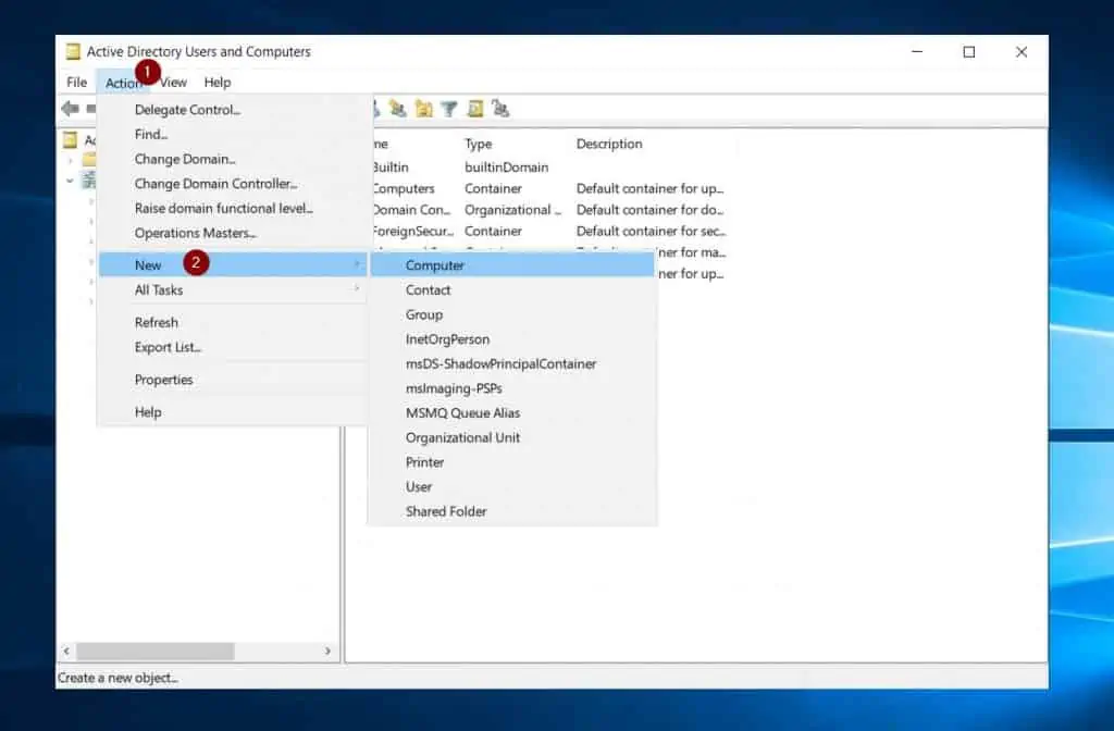 Features Of Active Directory Users And Computers (ADUC)