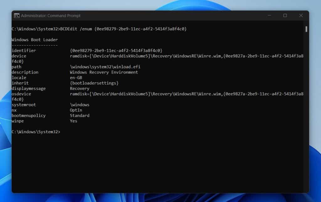 How To Use BCDEdit To List In Windows Operating System Boot Entries