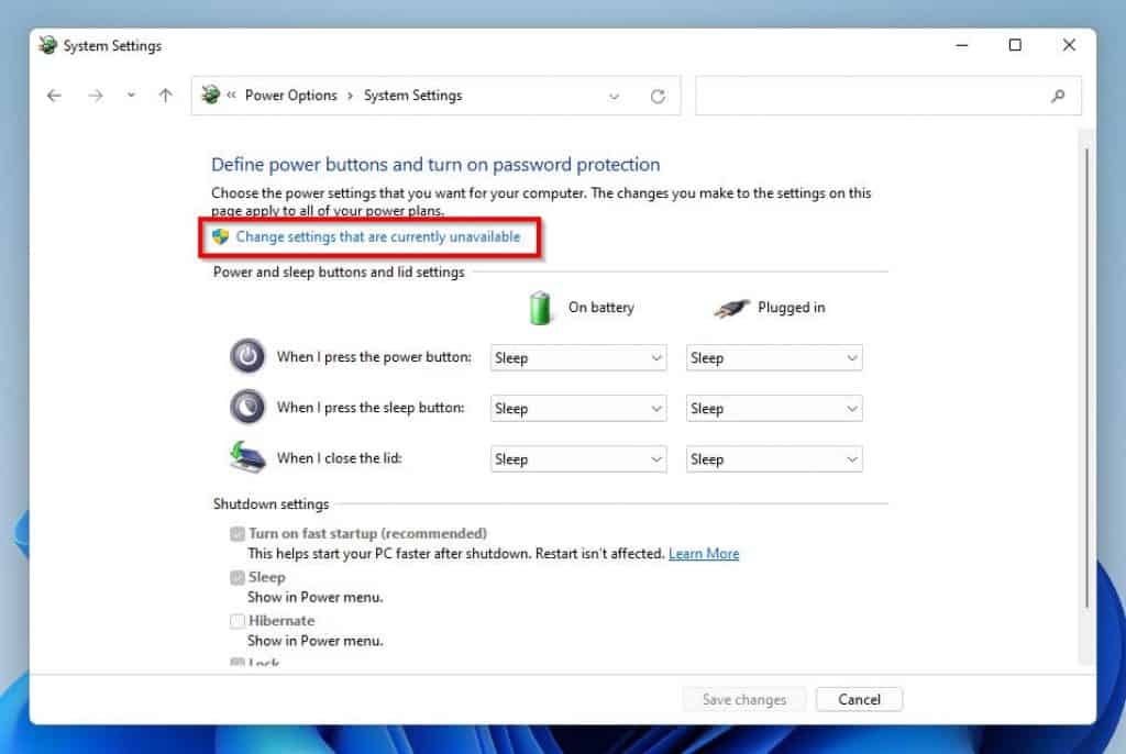 Fix Driver Power State Failure Error In Windows 11 By Disabling Fast Startup