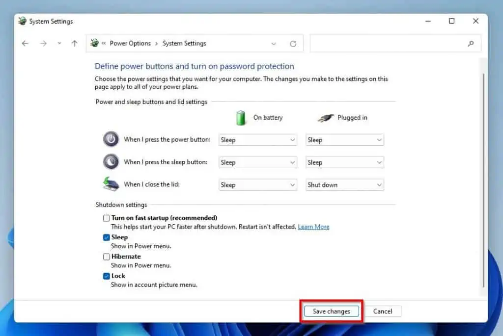 Fix Driver Power State Failure Error In Windows 11 By Disabling Fast Startup