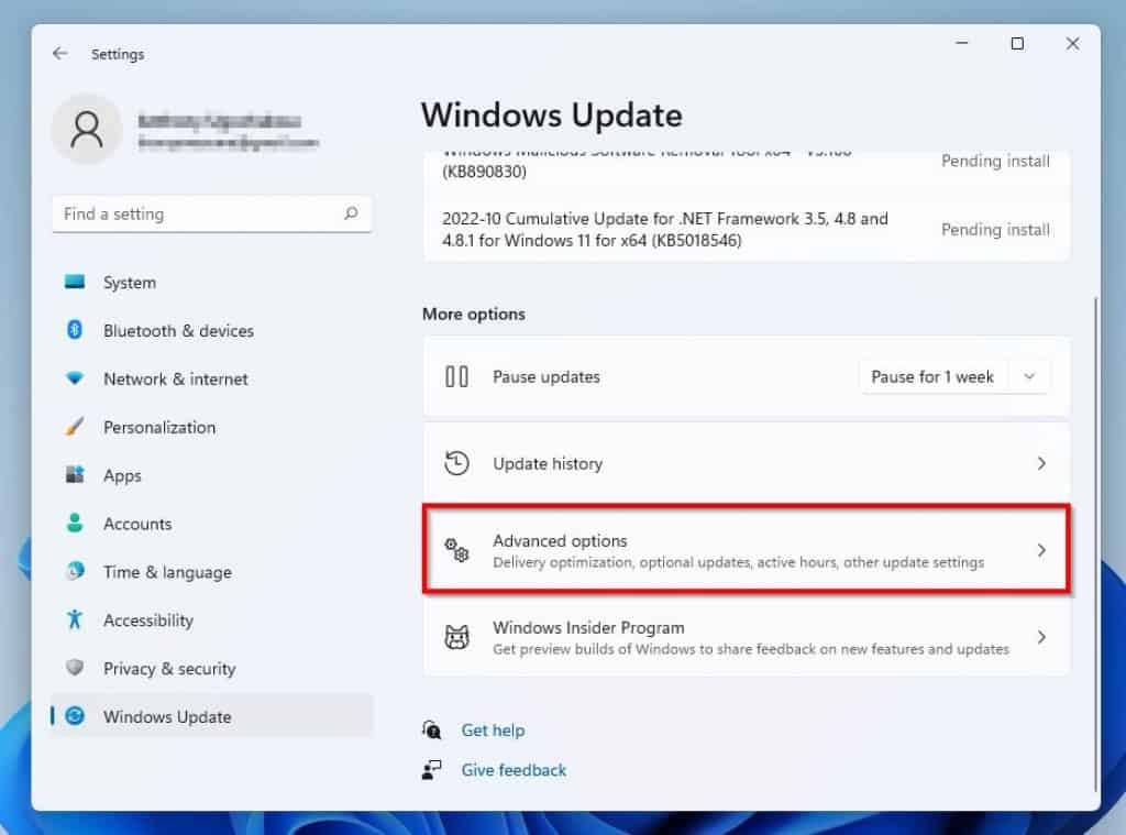 Update Drivers In Windows 11 Via Windows Update 