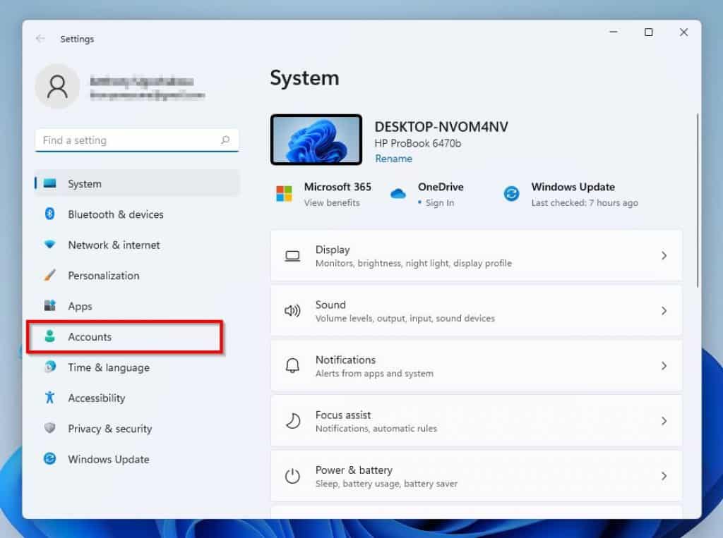 Change Administrator In Windows 11 Through Settings