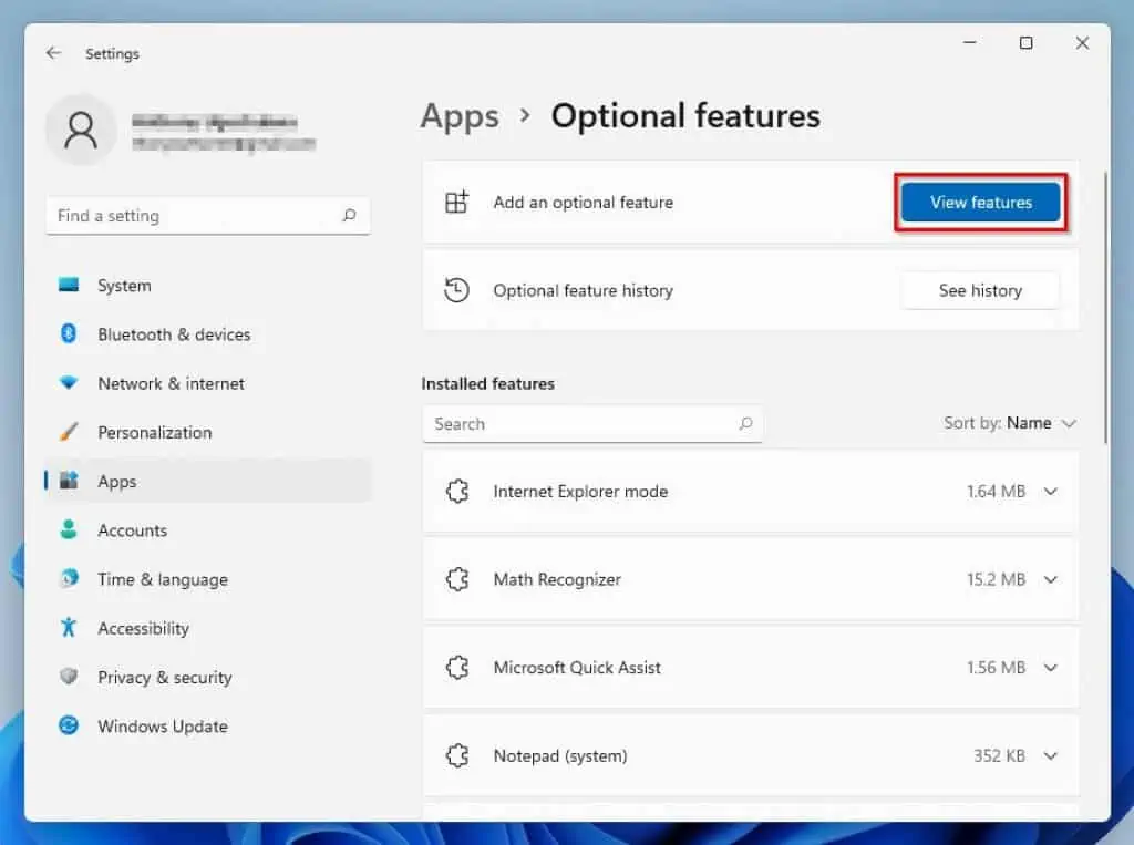 Install Media Feature Pack In Windows 11 Through Settings 