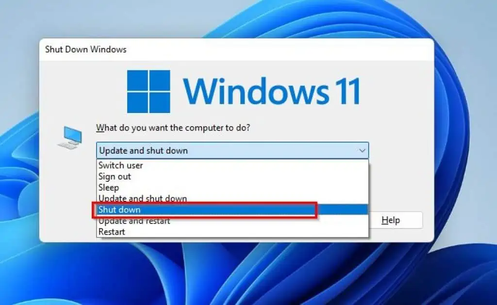 How to Shut Down Windows 11 - Itechguides