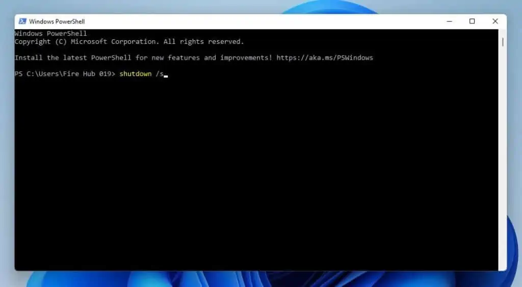 Shut Down Windows 11 Via Command Prompt Or PowerShell