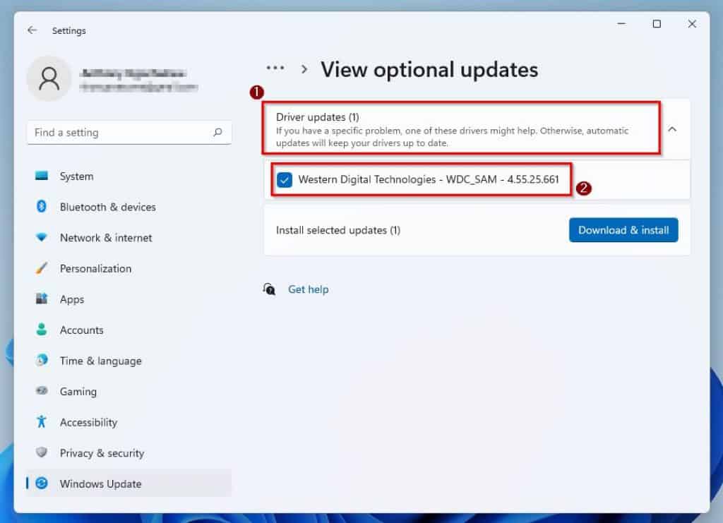 Update Drivers In Windows 11 Via Windows Update 