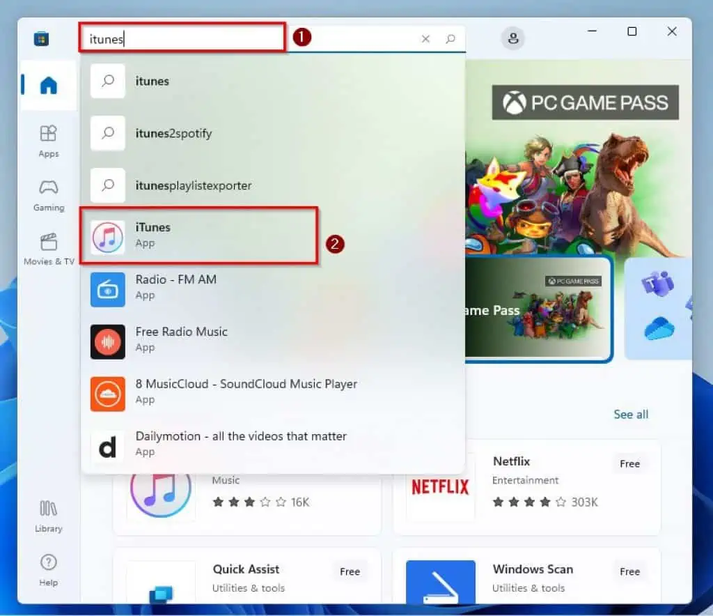 Download iTunes For Windows 11 From Microsoft Store