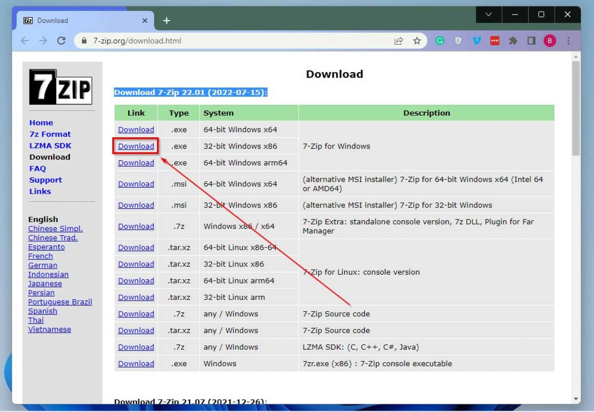7 Zip Windows 11 2 Methods To Download It