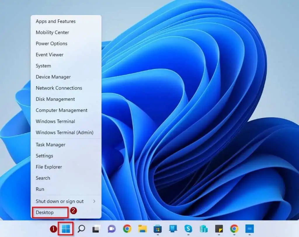 How to show desktop in windows 11 itechguides