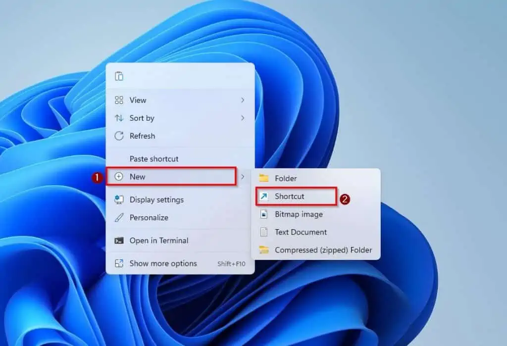 How To Create A Show Desktop Shortcut In Windows 11 