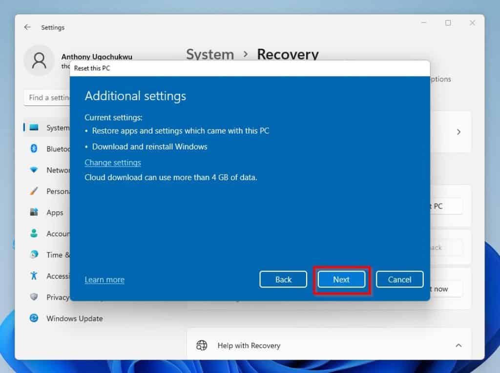 Repair Windows 11 By Resetting Your PC