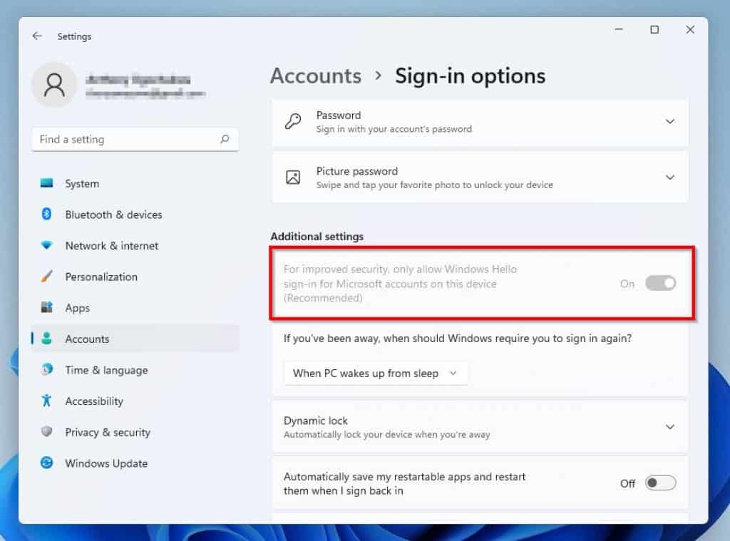 Enable Auto Login In Windows 11 Through Settings